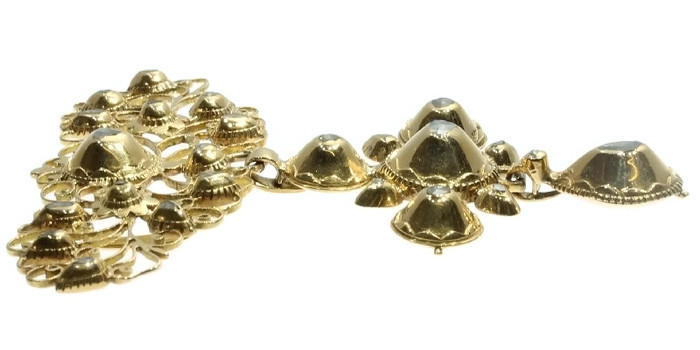 Early 19th century antique cross set with rose cut diamonds (image 5 of 9)